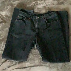 Levi’s 517 Boot Cut Black Jeans, 34x34, Black